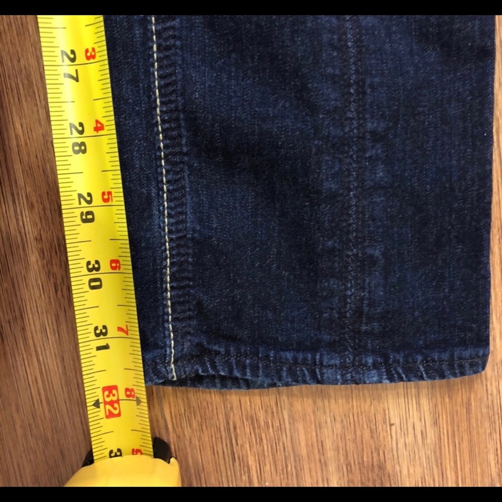 Pinstripe rag & bone skinny jeans 27 dark wash A5 - Picture 6 of 7